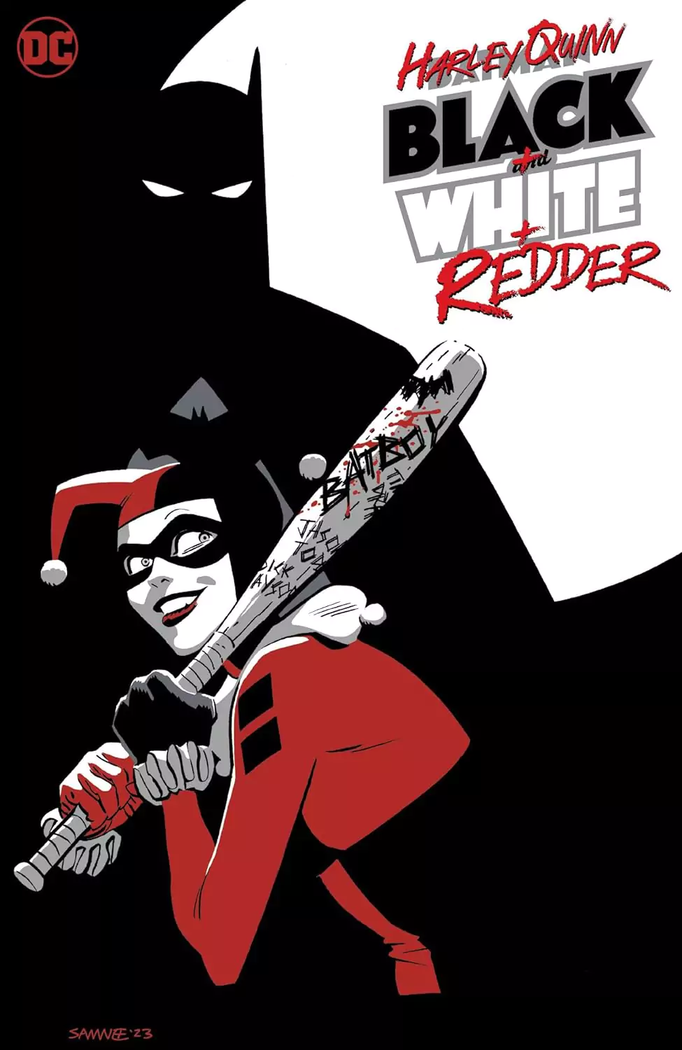 All Upcoming Harley Quinn Comic Collections Now Until October 2024   Harley Quinn Black White Redder.webp